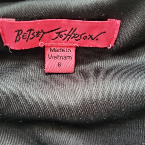 Betsey Johnson Bodycon Ruched Dress, VGUC, Size 6 - Picture 6 of 8